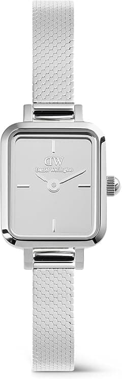 Daniel Wellington DW00100800 Quadro Mini Reflection Stainless Steel Watch for Women, 15.4 mm x 18.2 mm Size, Silver - Amazon.ae Price Tracker