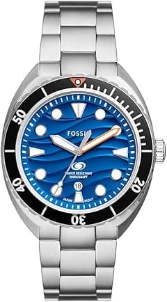 Fossil Men's Watch Breaker Three-Hand Date, Stainless Steel, FS6064 - Amazon.ae Price Tracker