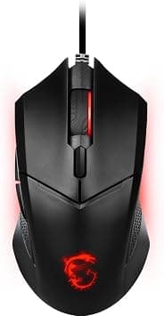 MSI Clutch GM08 4200 DPI Optical Gaming Mouse with Red LED, Black - Amazon.ae Price Tracker