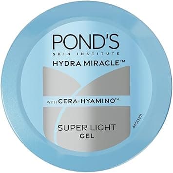 Ponds Super Light Gel Oil Free Face Moisturizer 100 g | With Hyaluronic Acid & Vitamin E for Fresh Glowing Skin & 24 hr Hydration - Daily Use - Amazon.ae Price Tracker