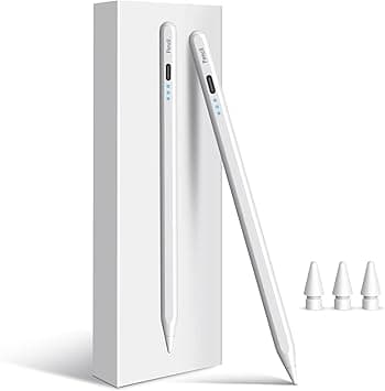 iPad Pencil 9th&10th Generation, 10 Mins Fast Charge Stylus Pen for Apple Pencil 1st/2nd 6/7/8/9/10, Pro 11" and 12.9", Air 3/4/5, mini 5/6 with Palm Rejection, Tilt Sensitivity - Amazon.ae Price Tracker