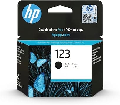 HP|HP 123 Black Original Ink Cartridge|Black|120 pages|HP DeskJet 2130, 2620, 2630, 2632|F6V17AE. - Amazon.ae Price Tracker