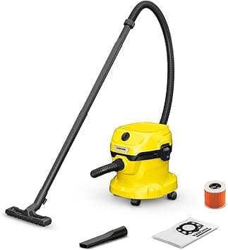 Karcher WD 2 Plus Multi-Purpose Wet and Dry Vacuum Cleaner – Compact 1000W Suction with 12L Container for Home and Garage Cleaning - Amazon.ae Price Tracker