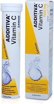 Vitamin C 1000 mg Lemon Flavor Effervescent Tablets, Made in Germany, 20 Tablets - Amazon.ae Price Tracker