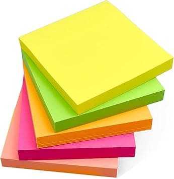 Sticky Notes, 4/5 Colour Paper, Multicolour Sticky Notes 76x76mm (Pack of 400 Sheets) - Amazon.ae Price Tracker