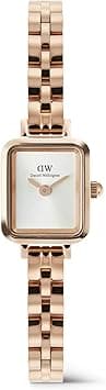 Daniel Wellington Quadro Mini Women’s Watch - 15.4x18.2mm Case, Japanese Quartz Movement, 316L Stainless Steel Strap, Water Resistant, Small Wrist Watch for Women, ROSE_GOLD, 15.4X18.2MM - Amazon.ae Price Tracker