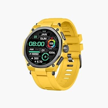 Green Lion Grand Smart Watch with Yellow Case - Yellow - Amazon.ae Price Tracker