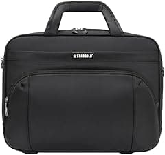 STARGOLD Laptop Bag, Premium 15.6" Business Briefcase With Multiple Compartments, Padded Shoulder Strap, And Water-Resistant Material, SG-BP270 - Amazon.ae Price Tracker