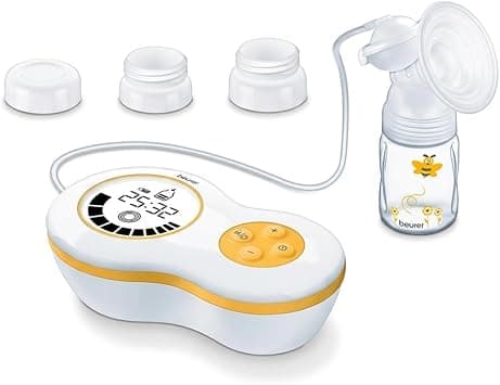 Beurer BY 40 Electric Breast Pump – Compact & Quiet Breastfeeding Pump with Adjustable Suction Levels, LED Display & Soft Silicone Cushion – BPA-Free, Easy to Clean – German Quality, 3-Year Warranty - Amazon.ae Price Tracker