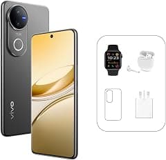 Vivo V50 5G - Satin Black 12 + 512GB | 50MP ZEISS Camera | 3D curved 120Hz AMOLED Display | 6000mAh | IP69, 4Y Battery | 455 Days Screen Replace,24 Months Warranty - UAE Version - Amazon.ae Price Tracker