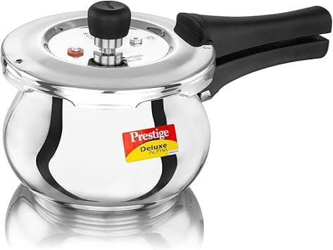 Prestige Stainless Steel Cooker Dlx Alpha Svachh Baby Handi 2 Ltr Cooker Mpd20266 | Silver - Amazon.ae Price Tracker