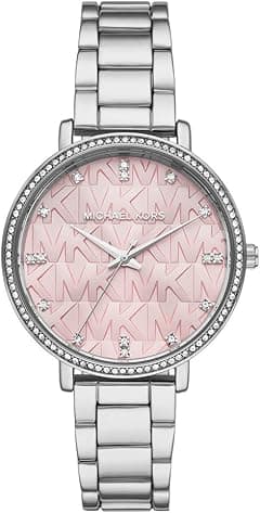 Michael Kors Women's quartz 3-hand watch with strap, pink, One Size, MK4631 - Amazon.ae Price Tracker