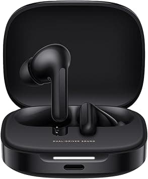 Xiaomi Redmi Buds 6 Wireless Bluetooth In-Ear Headphones, Dual Driver, Immersive Sound, 49 dB Active Noise Cancellation, Up to 10h+42h Battery Life, IP54, Black - Amazon.ae Price Tracker