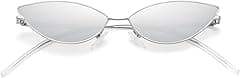 MEETSUN Retro Vintage Cat Eye Sunglasses Narrow Small Oval Glasses Petals Shape Curved Temple Design - Amazon.ae Price Tracker