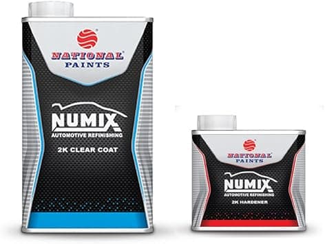 Numix MS 700 Clear Coat - 1 Liter + Hardener (0.5 Liter) Specially Designed for Automotive by National Paints - Amazon.ae Price Tracker