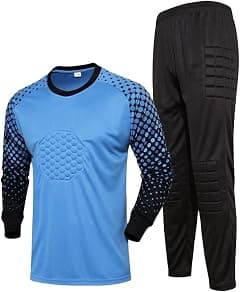 Goalkeeper Jersey Pro Set, Foam Padded Top Shirt Thick Protective Pants Uniform Suits Sponge Protector Doorkeeper - Amazon.ae Price Tracker