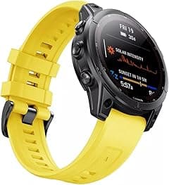 Dado Silicone strap 22 mm Compatible with Garmin watch Fenix 7 | Fenix 6 | Fenix 5 | 6 Pro | 5 Plus | Approach S60 Smartwatch strap - Amazon.ae Price Tracker