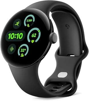 Google Pixel Watch 3 (41 mm) - Android smartwatch with heart rate tracking, advanced running from fitbit, fitness insights, 24-hour battery - matte black aluminium case - obsidian band - Wi-Fi - Amazon.ae Price Tracker