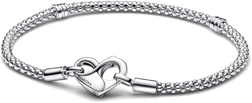 Pandora Women's Charm Bracelet 925 Silver Rivet Chain 592453C00 - Amazon.ae Price Tracker
