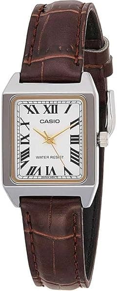 Casio Women's Watch - LTP-V007L-7B2UDF White Dial, Brown Band - Amazon.ae Price Tracker