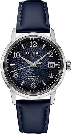 SEIKO Automatic Watch for Men - Presage Cocktail Time - Patterned with Golden Numerals and Date Calendar, 50m Water-Resistant - Amazon.ae Price Tracker