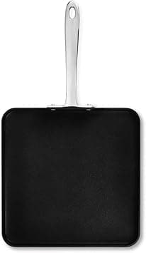 All-Clad E7951364 HA1 Hard Anodized Nonstick Dishwaher Safe PFOA Free Square Griddle Cookware, 11-Inch, Black - Amazon.ae Price Tracker