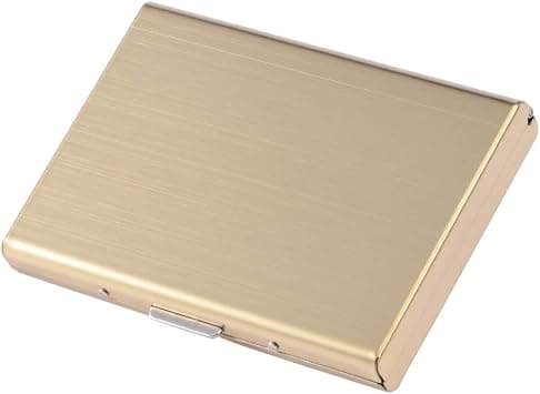 EASTNIGHTS RFID Credit Card Holder for Women and Men, Stainless Steel Credit Card Wallet for Holding Debit Card and ID Card (Gold) - Amazon.ae Price Tracker