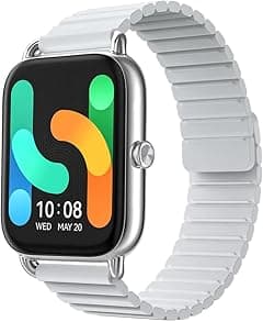 Xiaomi Haylou RS4 Plus Smart Watch 1.78-inch AMOLED Touch Screen Display Customized Watch Faces Magnetic Strap SpO2 Heart Rate Monitoring 105 Sport Modes IP68 Waterproof Bluetooth Smart Watch - Silver - Amazon.ae Price Tracker