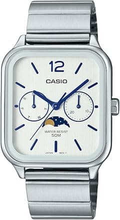Casio Men's Watch - MTP-M305D-7AVDF White Dial, Silver Band - Amazon.ae Price Tracker