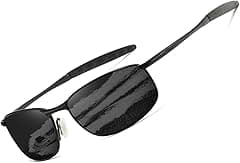 AEVOGUE Polarized Sunglasses For Men Rectangle Metal Frame Retro Sun Glasses AE0395 - Amazon.ae Price Tracker
