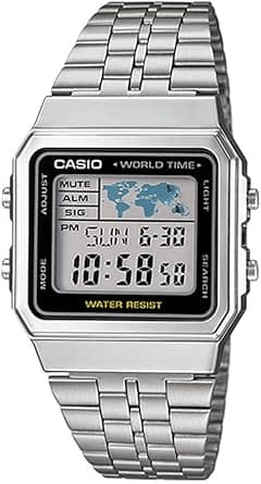 Casio Men's Classic A500WA-1 Silver Stainless-Steel Quartz Watch - Amazon.ae Price Tracker