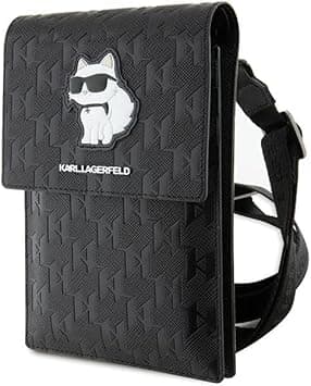 KARL LAGERFELD Handbag KLWBSAKHPCK Black Saffiano Monogram Choupette - Amazon.ae Price Tracker