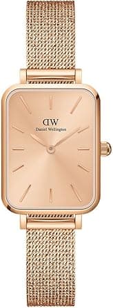 Daniel Wellington Quadro unitone Analog Rose Gold Dial Women's Watch-DW00100484 - Amazon.ae Price Tracker