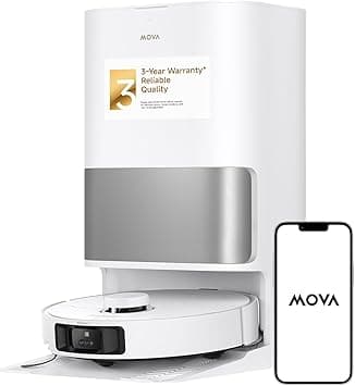 Mova P10 Pro Ultra Robot Vacuum and Mop 13,000Pa Suction, 140°F Hot Water Auto Mop Washing & Drying, Dual Spinning Extenable Mop,10.5mm Lifting for Carpet, 360°Obstacle Avoidance, App Control - Amazon.ae Price Tracker