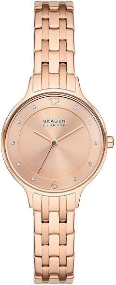 SKAGEN Anita Lille Watch for Women, Quartz Movement with Stainless Steel or Leather Strap - Amazon.ae Price Tracker