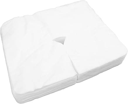 100pcs Comfortable Massage Face Covers, Disposable Face Cradle Covers, 13.8x16.5inch Skin Friendly Massage Headrest Covers, Massage Face Cradle Covers for Massage Tables, Chairs - Amazon.ae Price Tracker