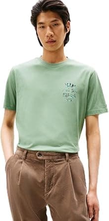 Tommy Hilfiger Mens Inverse climate grap T-Shirts (pack of 1) - Amazon.ae Price Tracker