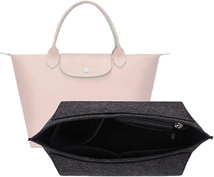 D.DUO Purse Organizer, Multi-Pocket Felt Handbag Organizer, Folding Tote Bag organizer insert for Insert Wallet Organizer for Longchamp (Dark Gray, Small) - Amazon.ae Price Tracker