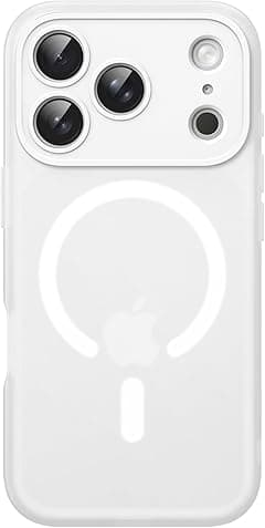 JETech Matte Case for iPhone 17 Pro 6.3-Inch Compatible with MagSafe, Camera Lens Full Protection, Shockproof Translucent Frosted TPU Soft Phone Cover, Anti-Fingerprint (Frosted Clear) - Amazon.ae Price Tracker
