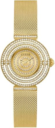GUESS Ladies 36mm Watch - Rose Gold Tone Strap Rose Gold Dial Rose Gold Tone Case - Amazon.ae Price Tracker
