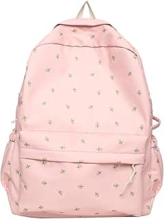 2024 Kawaii Floral Print Backpack with Pendant Preppy Backpack Cottagecore Bag Coquette Aesthetic Backpack Daypack - Amazon.ae Price Tracker