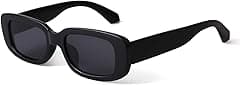 BUTABY Rectangle Sunglasses for Women Retro Driving Glasses 90’s Vintage Fashion Narrow Square Frame UV400 Protection - Amazon.ae Price Tracker