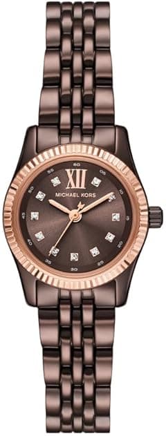 Michael Kors Lexington Watch for Women, 26mm Quartz Three Hand Movement with Stainless Steel Strap - Amazon.ae Price Tracker