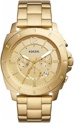 Fossil Mens Privateer Sport Watch, Gold, BQ2694 - Amazon.ae Price Tracker