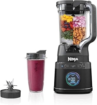 Ninja 2-in-1 Detect Power Mixer Pro and Single Portion, 1200W Blender with 2L Jug, 2 x 680 ml Beakers, Mix Smoothies, Chop Vegetables and Mix Frozen Drinks, Black, TB301EU - Amazon.ae Price Tracker
