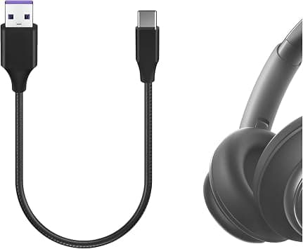 Geekria USB Headphones Charger Cable Compatible with Soundcore V40i, Boom 3i, Sleep A30, P41i, Space One/Q45, AeroClip, Liberty 5/4, Life P3, USB Replacement Power Charging Cord (1ft/30cm) - Amazon.ae Price Tracker