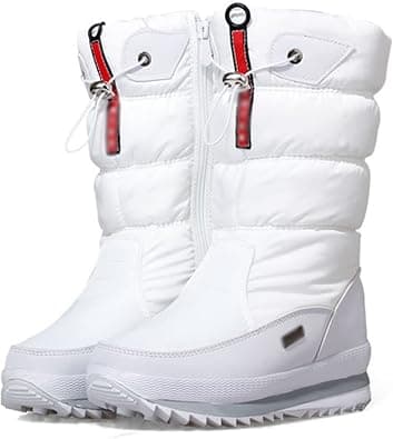 Snow Boots, Womens Ankle Wellies, Thermal Lining Winter Thick Water Proof Anti-Slip Hiking Rain Booties, Flat Grip Sole Classic Short Boots, for Outdoor Trekking Walking Ski - Amazon.ae Price Tracker