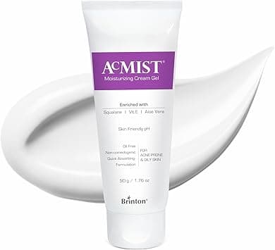 AcMist Vitamin E & Aloe Vera Based Moisturizing Cream Gel (50g) for Acne Prone and Oily Skin | Oil Free, Quick Absorbing, Lightweight | For All Skin Types - Amazon.ae Price Tracker
