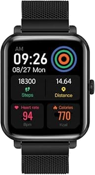 Promate Fitness Smart Watch 37 Sports Modes Bluetooth Fitness Watch with 1.78” AMOLED Display Media Storage 20 Day Battery Life and IP68 Water Resistance for Apple, Samsung, ProWatch-M18-Graphite - Amazon.ae Price Tracker