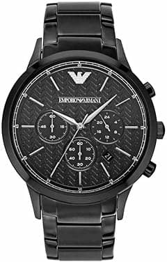 Emporio Armani Men's Chronograph, Stainless Steel Watch, 43mm case size - Amazon.ae Price Tracker